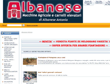 Tablet Screenshot of albanese-antonio.it